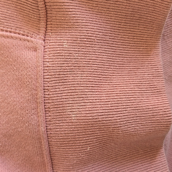 Champion Dusty Rose Pink Reverse Weave Vintage Quarter Zip Sweatshirt - Picture 8 of 8